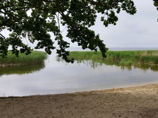 Haffstrand in Stolpe in 5 km Entfernung