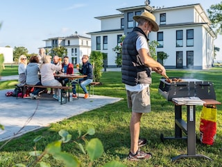 Grill- und Sitzmöglichkeiten