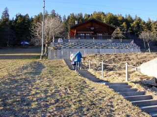 Unser Haus ist nur über Treppen erreichbar