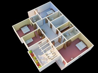 Appartamento per vacanze Trogir Pianta del piano 24