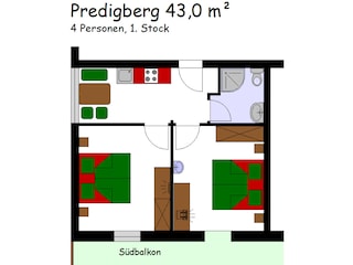 Ferienwohnung Galtür Grundriss 11
