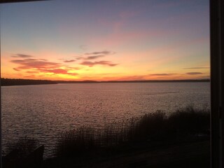 Sonnenuntergang am Seezugang