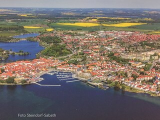 Luftbild Stadt Waren