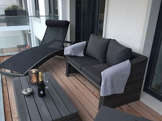 überdachter Balkon