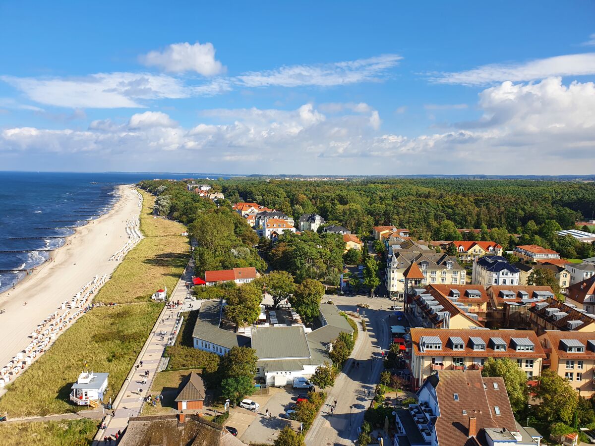 Blick zum Dünenschloss nach Kühlungsborn Ost