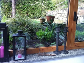 Fensterbank im Wintergarten