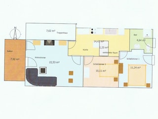 Holiday apartment Beverungen Floor Plan 6