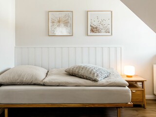 Schlafzimmer mit 2 Einzelbetten