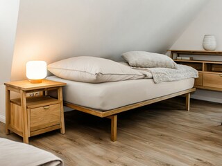 Schlafzimmer mit 2 Einzelbetten