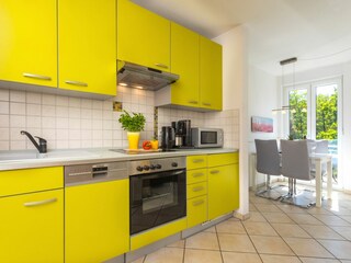 offene Küche mit Essbreich