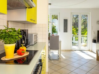 offene Küche mit Essbreich