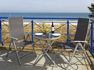 Balkon mit herrlichem Meerblick