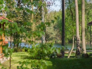 Blick vom Garten auf den Großen Kronsee