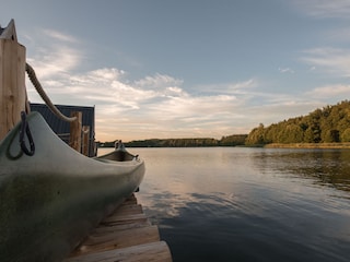 Floßfahrt auf den sieben Seen in Lychen