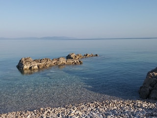 The beach of Rabac