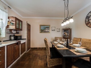 Kitchen with dining area