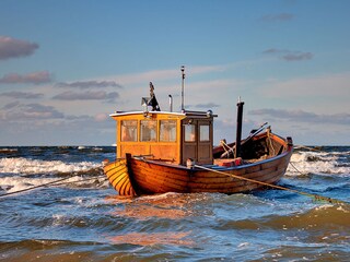 Fischerboot - Abendrot