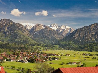 Blick über Oberstdorf (Sommer)