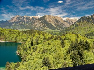 Blick von der Skiflugschanze