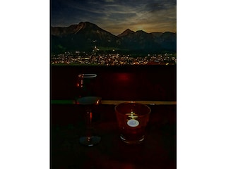 Abends auf dem Balkon