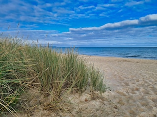 …zum kilometerlangen Strand