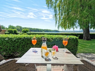 Herrlicher Ausblick von der Terrasse