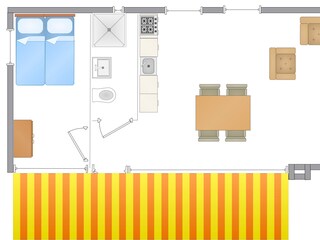 Casa per le vacanze Julianadorp Pianta del piano 24