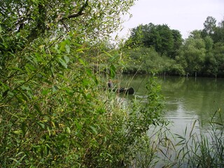 Blick von Grundstück auf den Kirchsee