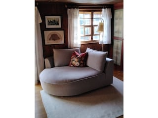 Das Sofa im Wohn-Eßzimmer