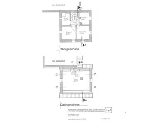 Grundriß Obergeschoss/ Dach