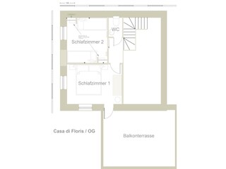 Casa per le vacanze Chiessi Pianta del piano 42