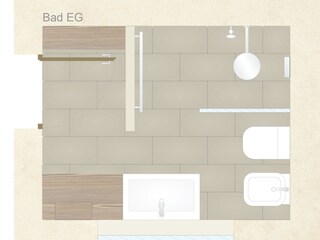 Casa per le vacanze Chiessi Pianta del piano 43