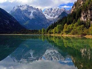 Clear mountain lake