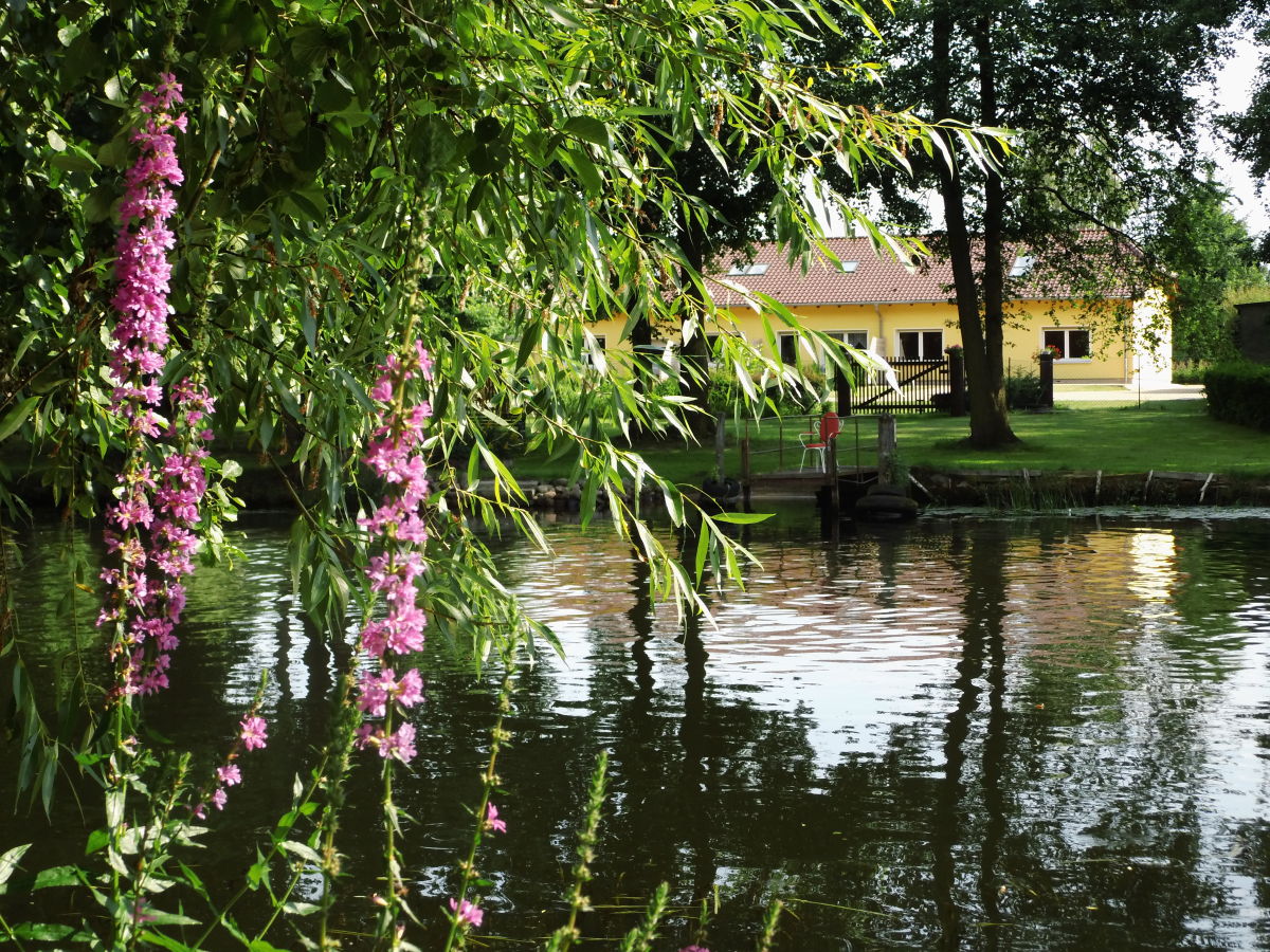 Blick über die Spree auf das Spreehaus