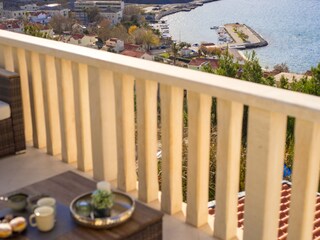Balcony with the sea view