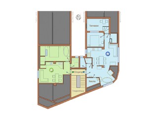 Appartamento Lana Pianta del piano 23