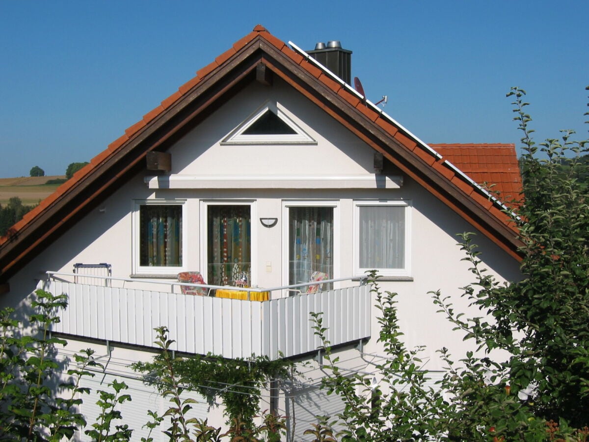 Ferienwohnung mit Balkon im Dachgeschoss