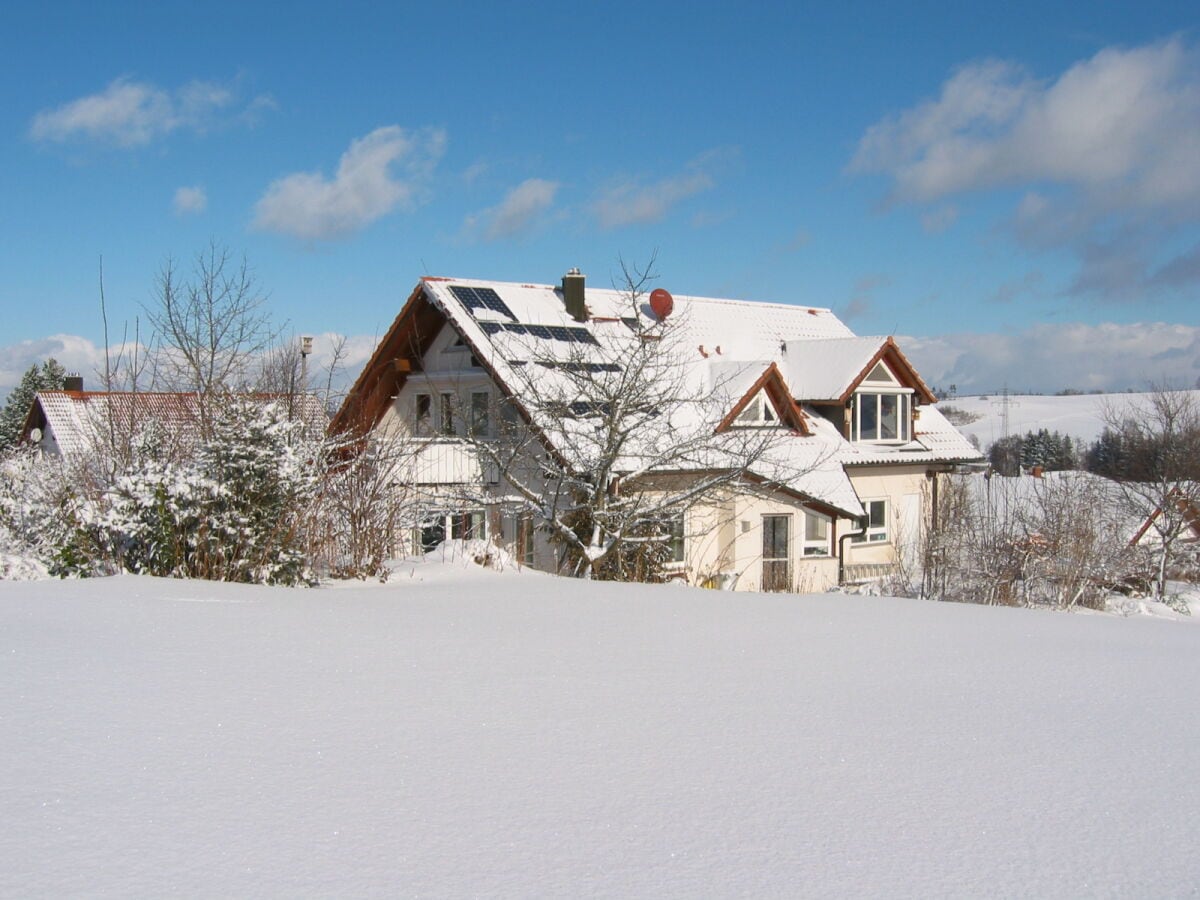 Haus im Winter