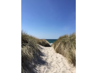 Strandzugang am Weststrand