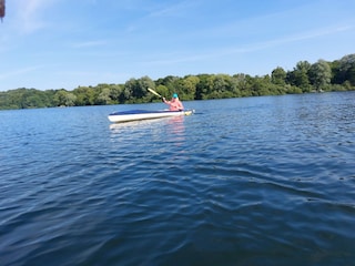 Sie dürfen auch Paddeln
