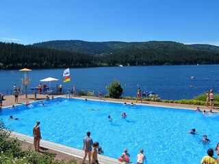 Schluchsee with outdoor pool in the Black Forest