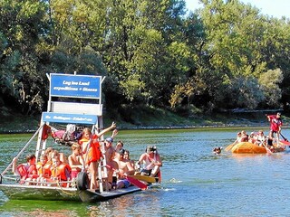 Bootstour auf dem Rhein bei Bad Bellingen