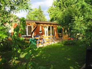 Wooden house in the countryside experience