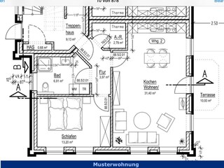 Appartamento per vacanze Greetsiel Pianta del piano 44