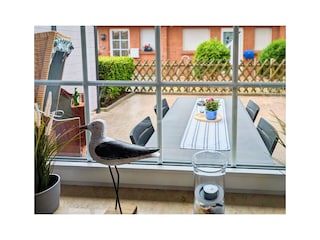 Blick auf die Terrasse