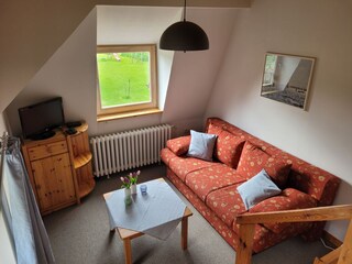 Wohnbereich mit Schlafcouch