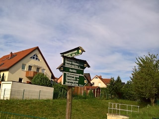 Wanderwege direkt am Haus