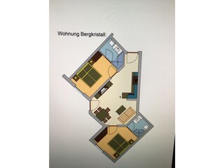 Appartamento per vacanze Arzl Pianta del piano 21