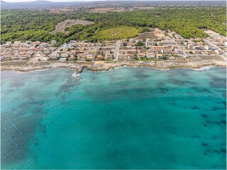 Aerial picture of the village Son Serra de Marina