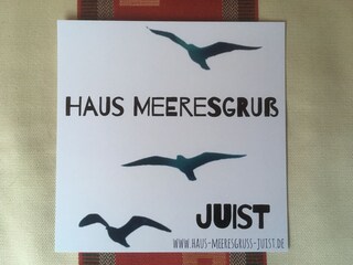 Haus-Meeresgruß-Postkarte